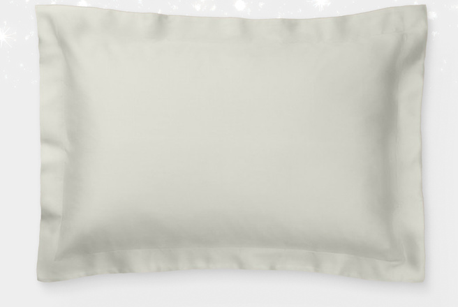 Наволочка 50х70 оксфордская Copper Blend из тенселя с медной нитью